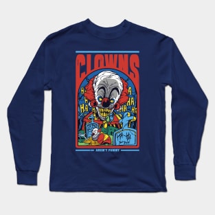 Horror killer clown Long Sleeve T-Shirt